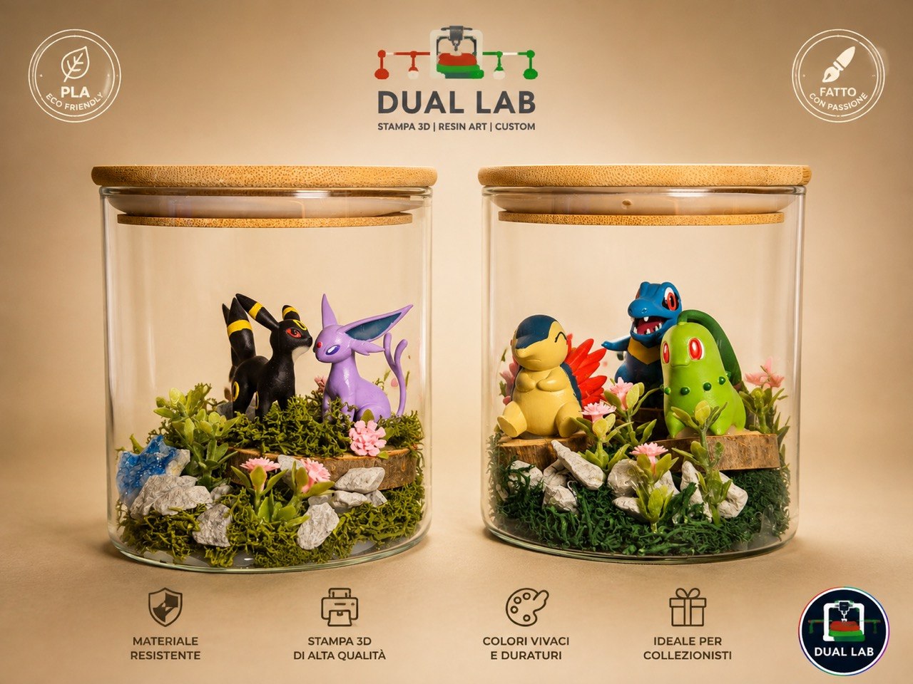 Creazione Dual Lab: Terrari da collezione