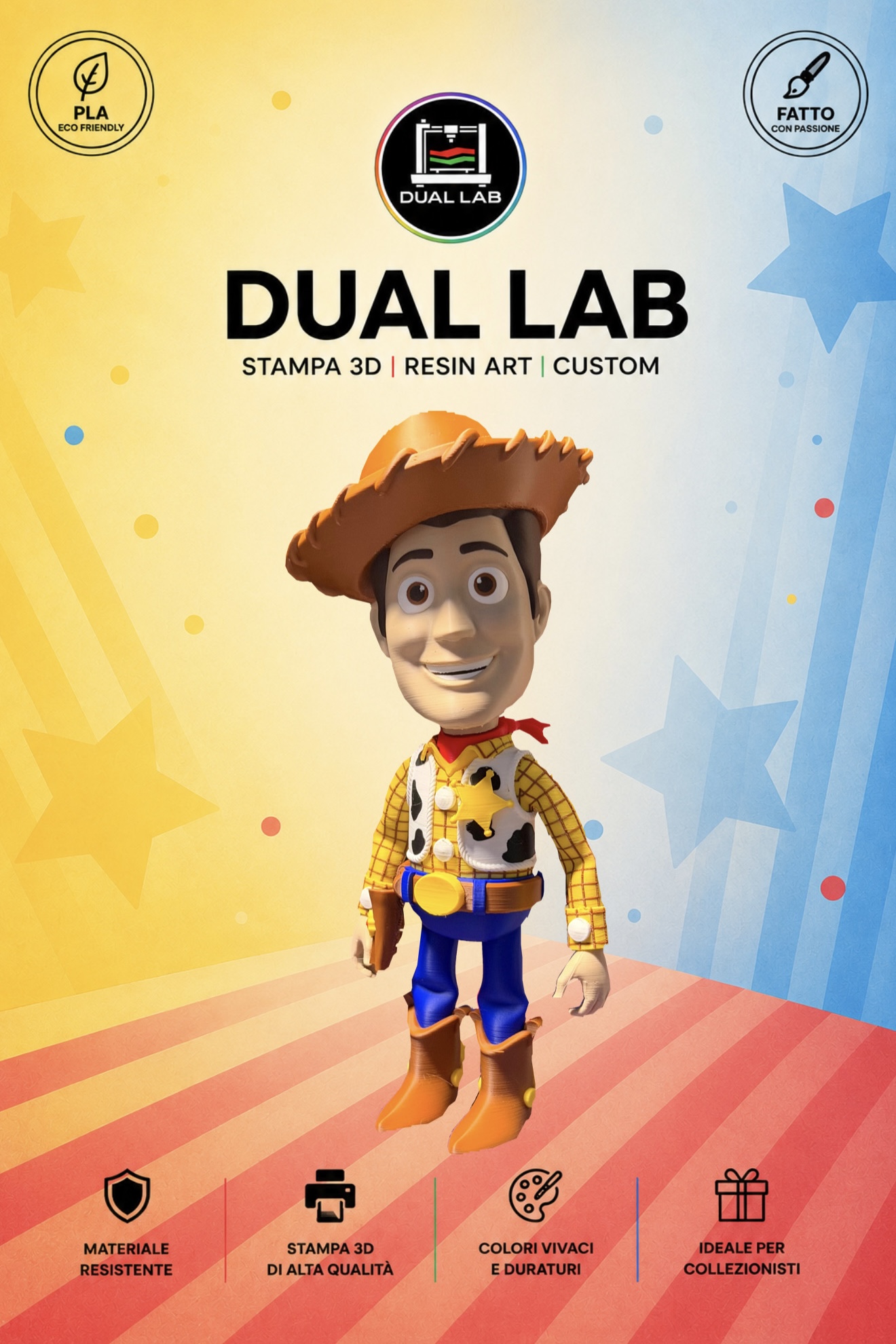 Creazione Dual Lab: Statua Woody